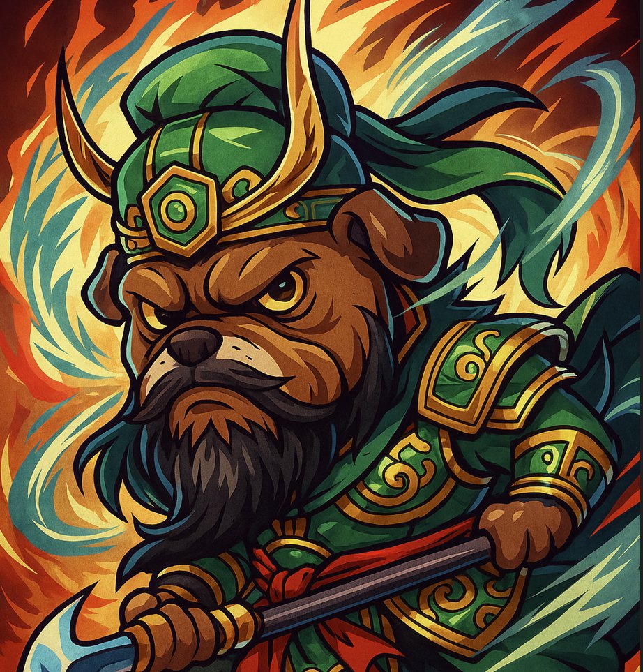 ChatGPTに描かせた「関羽」のイメージを公開！

これは仮々なのですが、武将と犬を掛け合わせたキャラクターを量産していく予定です。

#ボードゲーム #ゲームマーケット2026春 #ワン国志