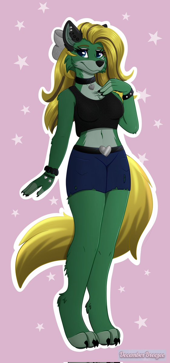 I dont think Ive posted this, but Middy also has a furry version! (Thank you so much <a href="/DecemberBreezie/">DecemberBreezee - AF - Team Fossils! - Open</a> for this adorable art btw ^^)