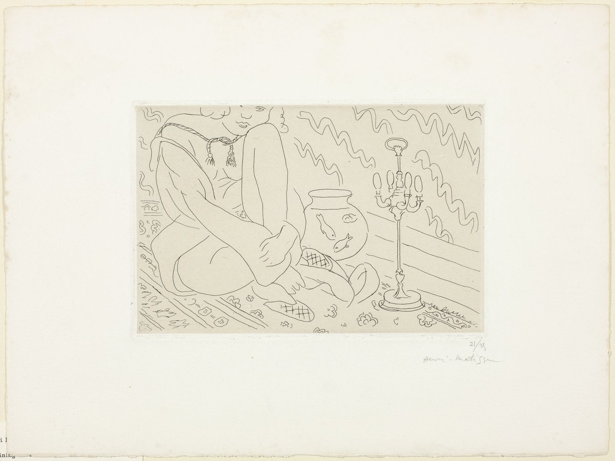 Seated Figure in an Interior, 1929 #artbots #matisse