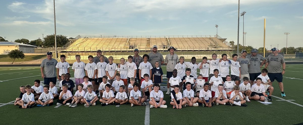 Keller Football (@kellerindiansfb) on Twitter photo Great finish to the 2nd-6th grade Indian Football Camp!! GO INDIANS!!
<a href="/KISDAthletics/">Keller ISD Athletics</a> <a href="/MrsSimmonsKHS/">Lisa Simmons</a> <a href="/KHSIndianNation/">Keller High School</a> <a href="/KHSBooster/">KHS Athletic Booster</a> Great finish to the 2nd-6th grade Indian Football Camp!! GO INDIANS!!
<a href="/KISDAthletics/">Keller ISD Athletics</a> <a href="/MrsSimmonsKHS/">Lisa Simmons</a> <a href="/KHSIndianNation/">Keller High School</a> <a href="/KHSBooster/">KHS Athletic Booster</a>