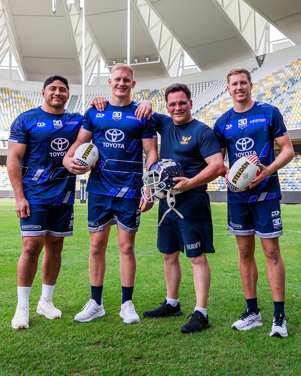 Welcomed the US Navy to our home with a special training session and afternoon together 🤝