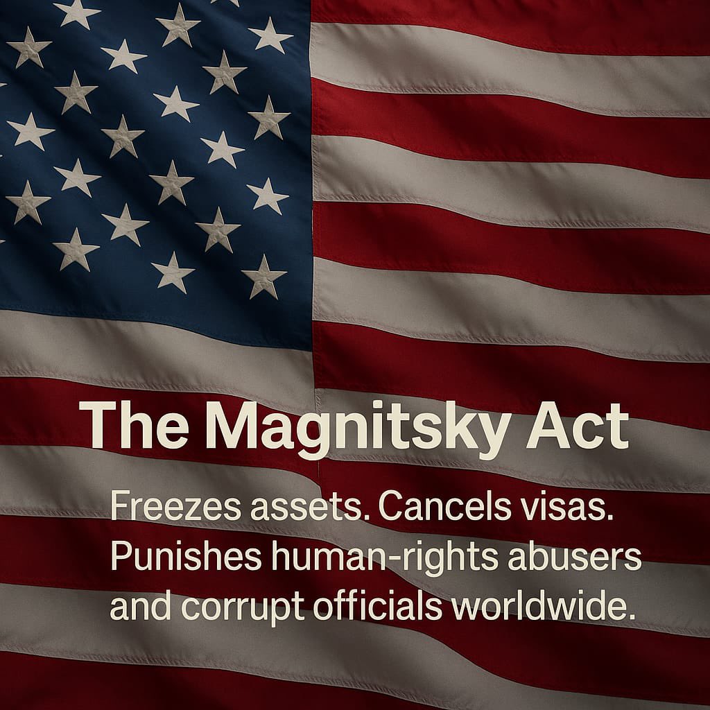 A Lei Magnitsky é o pesadelo de quem se acha intocável.

Congela bens. Cancela vistos. E pune abusos de poder em qualquer país.

Alexandre de Moraes é o primeiro ministro da Suprema Corte brasileira a ser sancionado por ela.

E isso muda tudo. 🧵👇