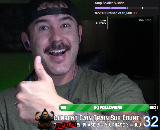 The Gain Train is up to 32! I'll see you on the next stream Saturday @ 1730 EST! Much love you legends!

May the gains be ever in your favor.