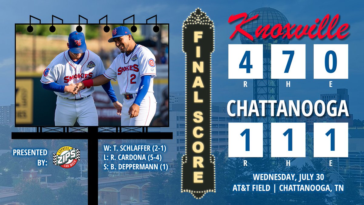 Wednesday WIN! | @ZipsCarWash
Box Score: loom.ly/ROeUIa4