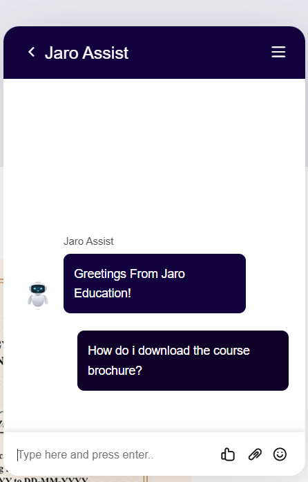 Why have an AI-driven chatbot that doesn't work?
#jaroeducation #jaro