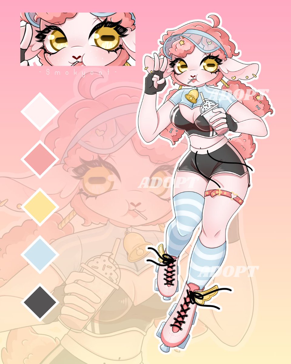 Sugar Sheep - Adoptable
AB: $45
Min: $5
$80 - Commercial use
Bids over $150 unlock a character artwork or Character Sheet