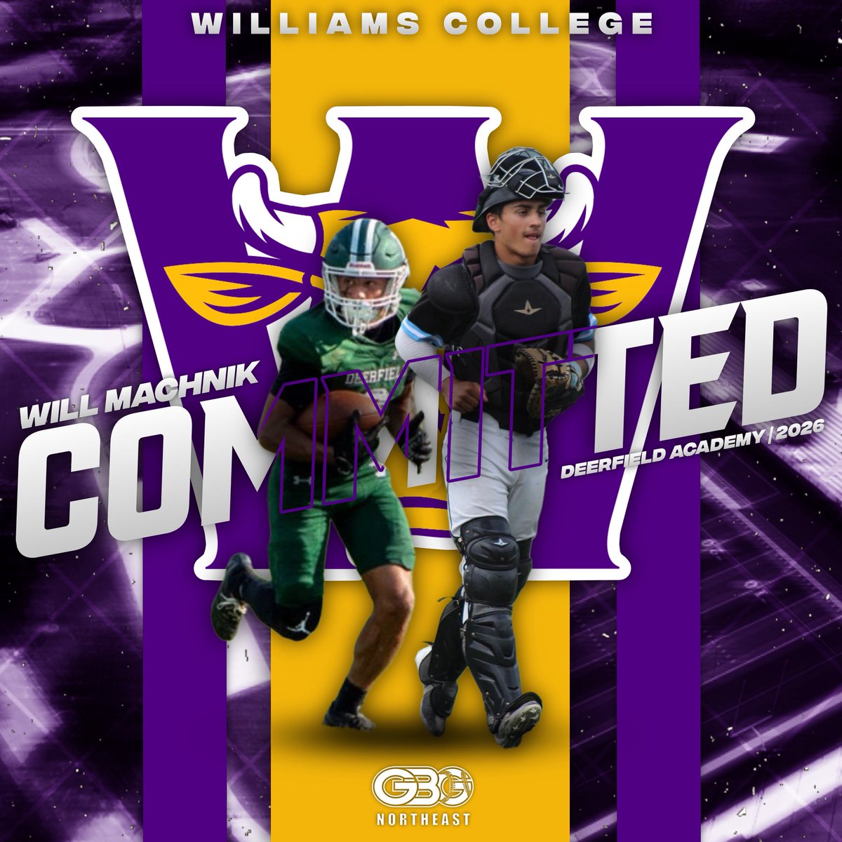GBG Northeast Hawks (@gbg_hawks) on Twitter photo Congratulations to Will Machnik (Deerfield ‘26, C) on his decision to attend Williams College to play baseball AND football!!!
<a href="/Will_Machnik/">William Machnik 26’</a> <a href="/CoachWelchRBI/">Chris Welch</a> <a href="/GBGbaseballUSA/">GBG Baseball USA</a>
#gbg #gbgnortheast #gbghawks #gbgrecruiting #twosportstud #collegebaseball #collegefootball Congratulations to Will Machnik (Deerfield ‘26, C) on his decision to attend Williams College to play baseball AND football!!!
<a href="/Will_Machnik/">William Machnik 26’</a> <a href="/CoachWelchRBI/">Chris Welch</a> <a href="/GBGbaseballUSA/">GBG Baseball USA</a>
#gbg #gbgnortheast #gbghawks #gbgrecruiting #twosportstud #collegebaseball #collegefootball