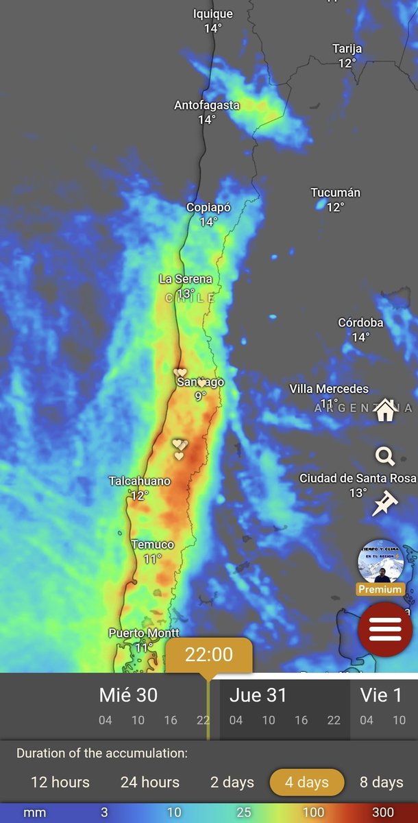 Actualización alerta zona norte, central y sur. Sistema frontal y río atmosférico, más inestabilidad con nubosidad convectiva.

El evento se mueve con lentitud, a esta hora llueve desde Ñuble al sur con bastante intensidad, además se registra viento moderado. Durante las próximas