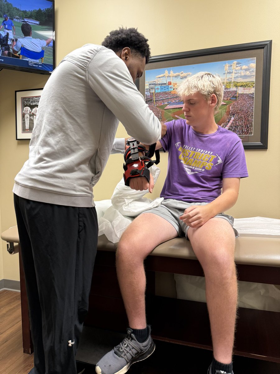 Carson Powell (@carson_powell2) on Twitter photo Stitches out ✅
2 weeks post op and making progress. I got my stitches removed and my brace is unlocked to add some more range of motion.
It’s time to put the work in and get back to throwing!
#roadtorecovery💪
<a href="/N_crab42/">Nolan Crabtree</a> <a href="/tgoodyrich/">Trey Goodrich</a> <a href="/EvolvSportsFL/">Zach Williams</a> <a href="/JoshStraughan1/">Josh Straughan</a> Stitches out ✅
2 weeks post op and making progress. I got my stitches removed and my brace is unlocked to add some more range of motion.
It’s time to put the work in and get back to throwing!
#roadtorecovery💪
<a href="/N_crab42/">Nolan Crabtree</a> <a href="/tgoodyrich/">Trey Goodrich</a> <a href="/EvolvSportsFL/">Zach Williams</a> <a href="/JoshStraughan1/">Josh Straughan</a>
