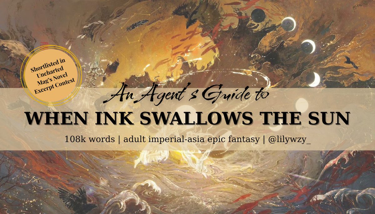 LilyWzy_'s tweet image. Priory🍊Tree x She Who Bcame☀️
🪭Manchu+Mongol+Han inspired
🏹God blood as ink for tattoo magic
🪭An eldritch craving familial love
🏹A failing chosen one
🪭A saboteur of her own rebellion
🏹An heir w/ perfect life until the facade rips
#questpit #Q #F #A #agentguide #agentsguide