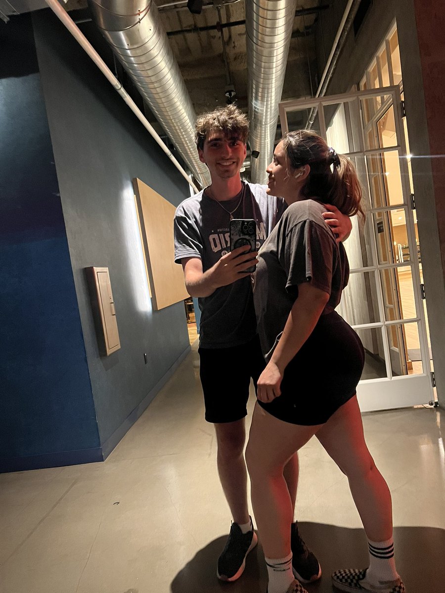 I finally said hi to my gym crush like 20 min ago &amp; now we’re making out😜🤪😝😂🤣😂 (lol jk jk)
