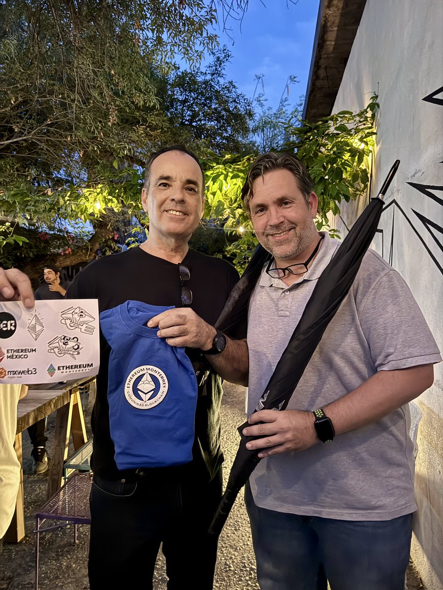 #ETH10years  celebrando el aniversario de ETH en Monterrey ! <a href="/ethereum_mexico/">Ethereum Mexico 🇲🇽</a> <a href="/eth_mty/">Ethereum Monterrey</a> 
#lfg