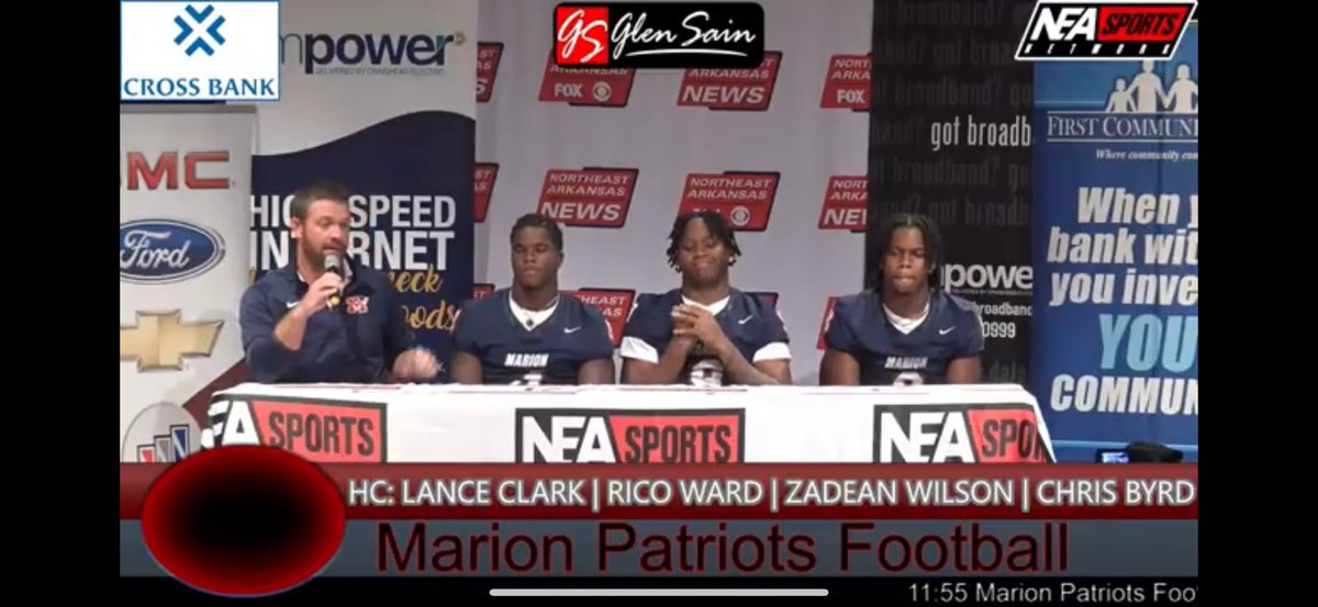 MARION PATRIOTS FOOTBALL (@patriotsfb870) on Twitter photo Special thanks to the NEA Sports for hosting a first-class event and inviting the Marion Patriots. Amazing job by <a href="/Zayslidn/">Zadean “Zay” Wilson</a> , <a href="/Ricoward15/">Rico Ward</a> , and <a href="/ChrisByrdJr_/">Chris “Byrdo” Byrd Jr 2026</a> for holding the standard. #ItsAllAboutUs #PTBD #RepTheM Special thanks to the NEA Sports for hosting a first-class event and inviting the Marion Patriots. Amazing job by <a href="/Zayslidn/">Zadean “Zay” Wilson</a> , <a href="/Ricoward15/">Rico Ward</a> , and <a href="/ChrisByrdJr_/">Chris “Byrdo” Byrd Jr 2026</a> for holding the standard. #ItsAllAboutUs #PTBD #RepTheM