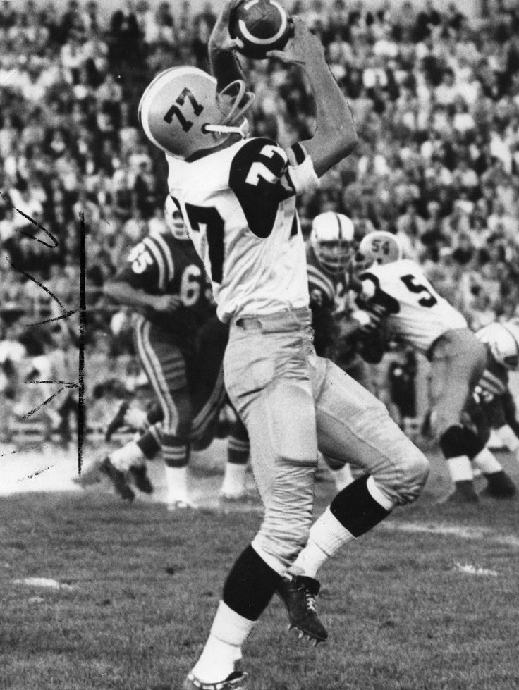 Hal Patterson refused a raise saying give it to the Canadian players. He returned his Hamilton contract unsigned with a note saying it was for too much money. His 338 yds receiving in a game is a record 70 years later. He  retired with 2600 more receiving yds than anyone else.