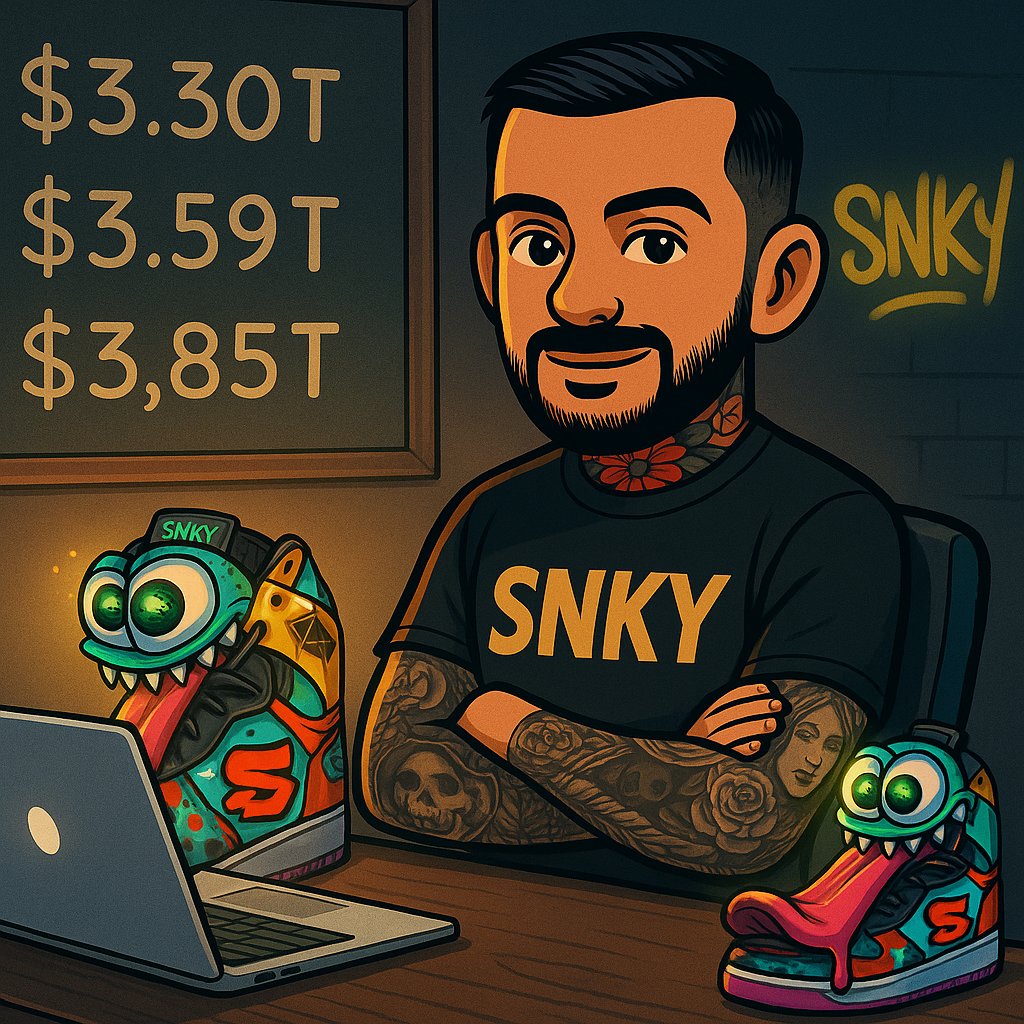 5/5 The Play: Patience + Levels
Zoom out. Momentum is still on our side, but short-term corrections are in play.
Levels to watch:

Resistance: $3.85T → $3.93T
Support: $3.59T → $3.3T
Rotation, not rejection unless proven otherwise.

🧠 This is the tide to track.
Alt rallies,