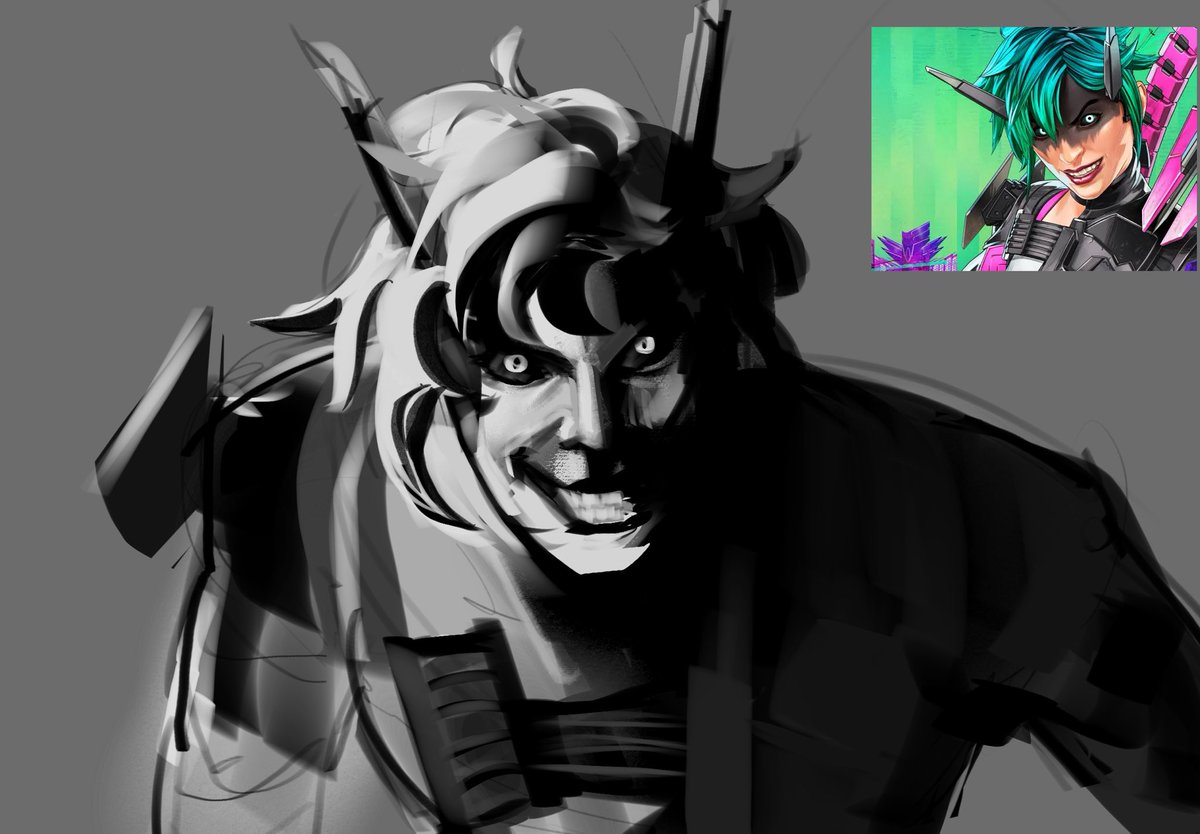 I actually really loved the values on this before I added colours