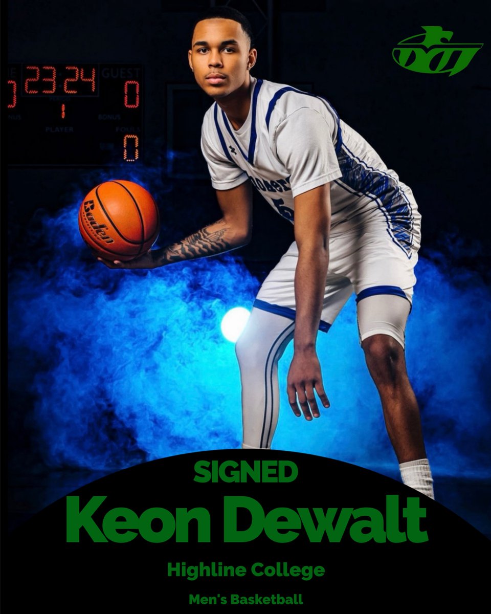 We are excited to announce the signing of Keon Dewalt. Keon is a 6'4 guard transfer from Grays Harbor College. Welcome to Highline Keon! x.com/KeonDewalt_/st…