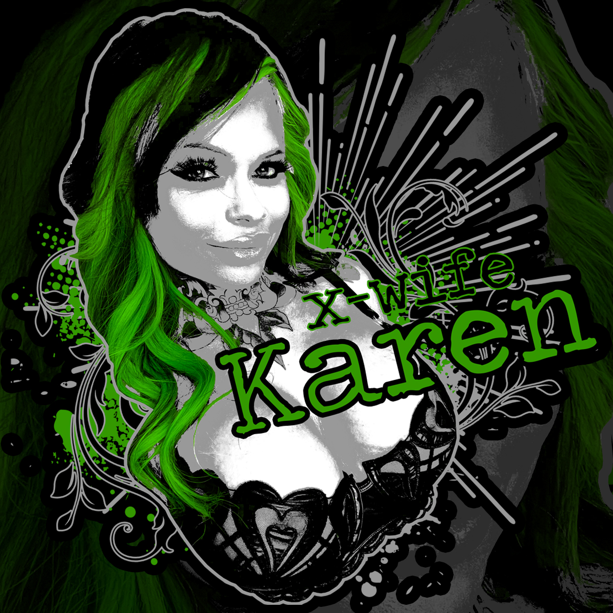 wheniescape's tweet image. made this fun #myspace style design of @xwifekaren
#deathcore #myspacemetalcore #theacaciastrain #hardcoreband #shirtdesign #shirtdesigner