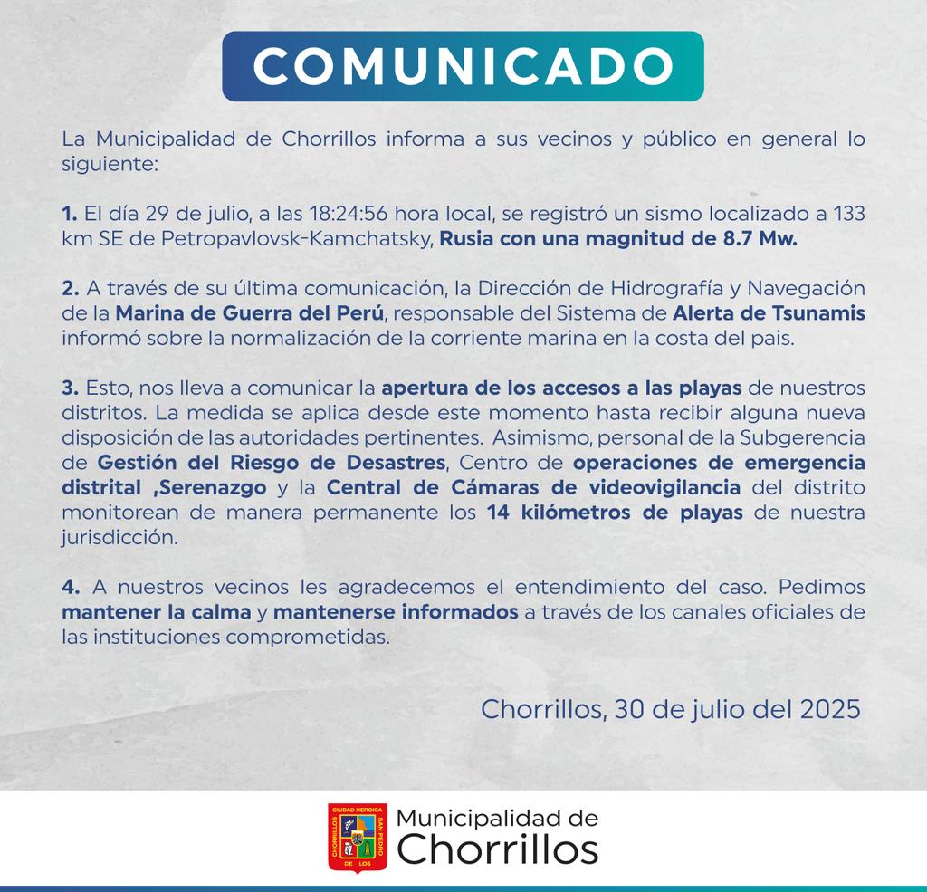 Municipalidad de Chorrillos tweet media
