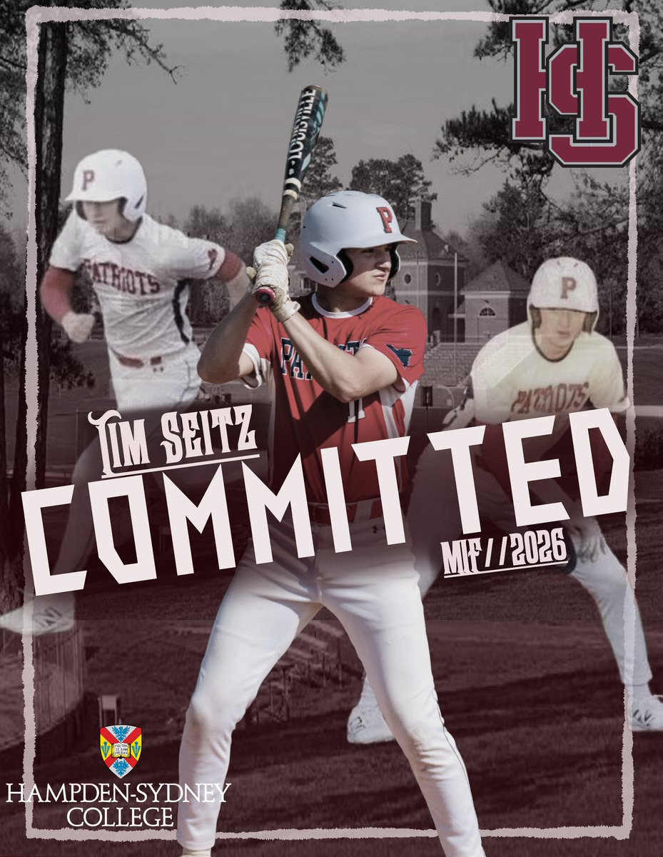 I am blessed to announce that I will be furthering my academic and athletic career at Hampden-Sydney College. Foremost, I want to thank God, especially my parents, for their sacrifices and support. Thank you to my teammates, all of my coaches; Wiley Lee, Shane Harrison, Mike