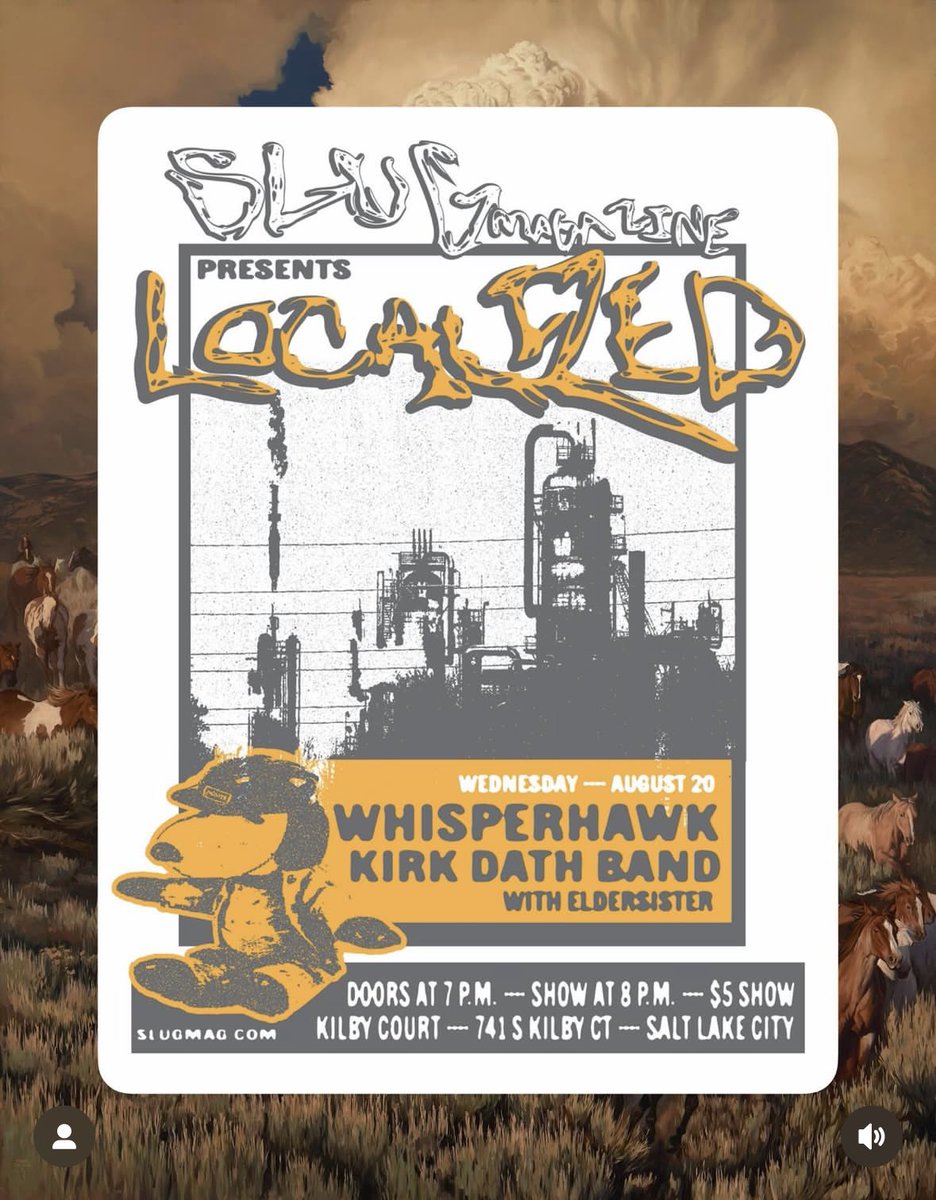 Utah friends, join me and Bryan Szymanski (The Brobecks) for this special local performance on August 20th. If you dare.