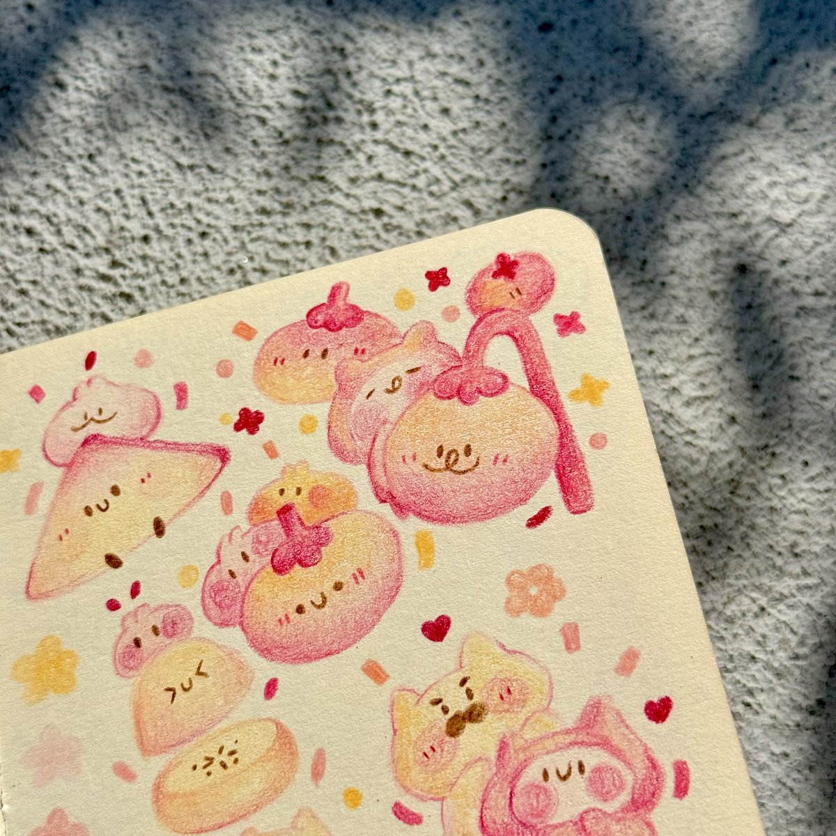 ลงอีกรอบได้มั้ยยย แบบว่าชอบน้องๆมากกกก เพิ่งถ่ายวันนี้เยยย 🩷⭐️ #sketchbooknaiarun