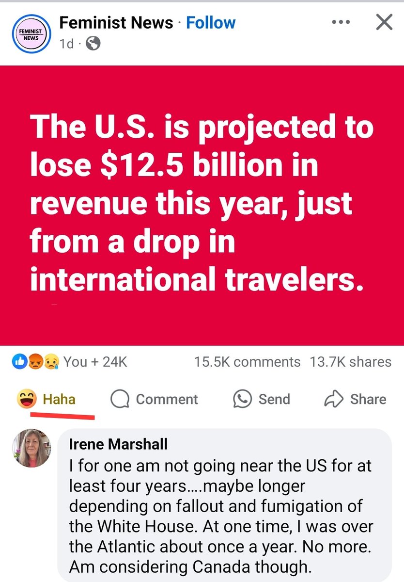Facebook is melting down. Ha ha.