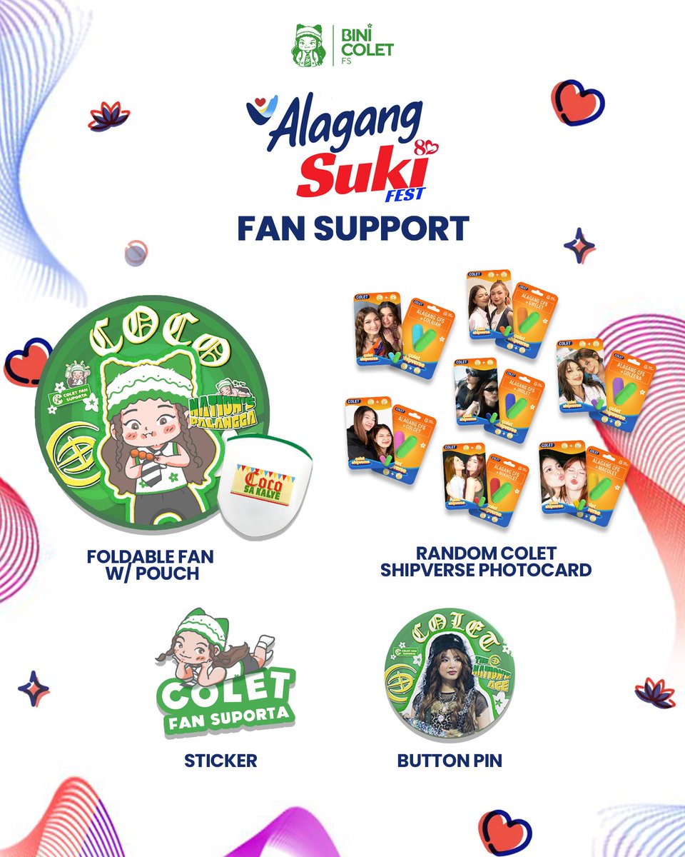 CFS FOR ALAGANG SUKI FEST 2025! 🧩

Alagang Suki Fest na! Ready to get your freebies, mga Palangga, Coca-Colets,
Blooms?

Time of Distribution of Freebies: 2:00PM
Location for Distribution of Freebies: Smart Araneta Coliseum - Green Gate 

•1:1 Ratio for the Photocard 
•Coco Sa