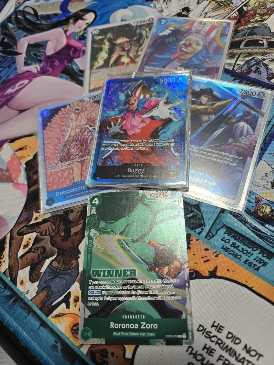 Clowned around at locals tonight 🤡
Enel 🎲✅️ 
Betty 🎲✅️
Red Ace 🎲✅️
UP Luffy 🎲✅️

I blame <a href="/probablespamTCG/">Aren A</a> for playing Enel