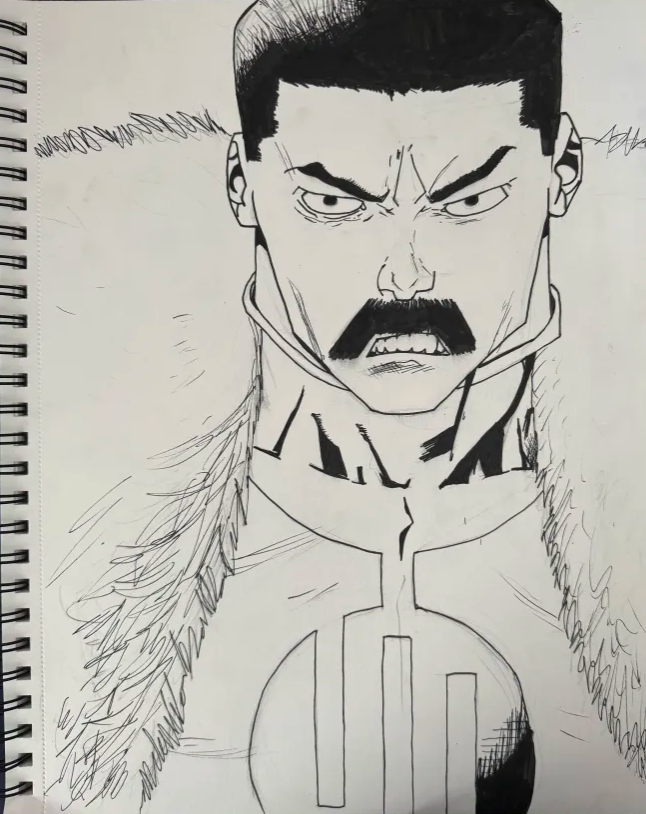 Thatanimator08's tweet photo. I'll Color it later but i drew thragg - ✌️ #thragg #art #artist #INVINCIBLE #invinciblefanart #ArtistOnTwitter #draw #fypシ #fypviraltwitter #fypシviral https://t.co/yZNQyFlDgx
