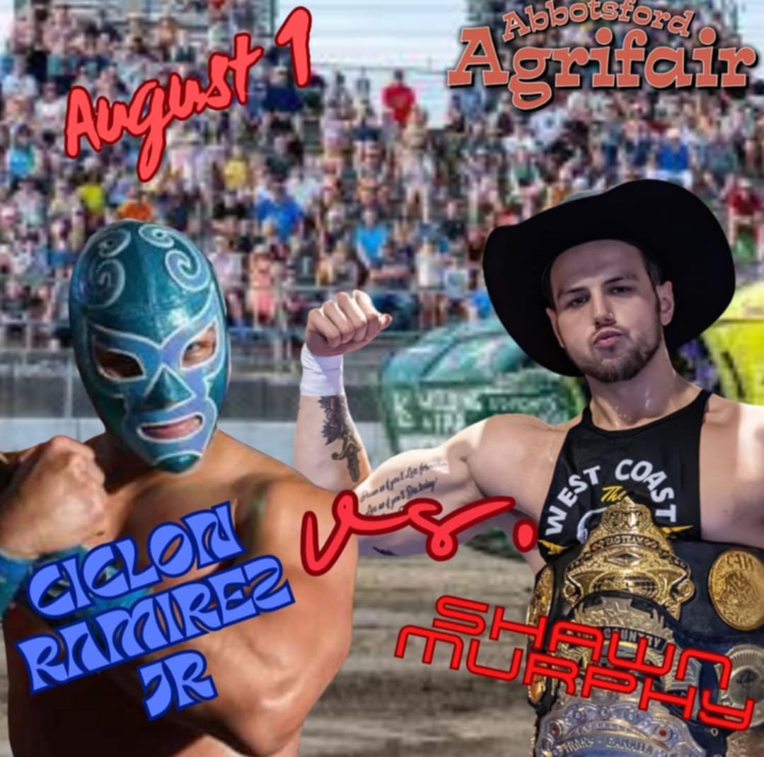 ProWrestlingHub (@prowrestlehub) on Twitter photo Check out rides, delicious food, live music and <a href="/ASWCANADA/">ASW CANADA</a> action at the Abbotsford <a href="/Agrifair/">Abbotsford Agrifair</a>!
π FRI @ 7:15pm/SAT @ 2pm, 4pm, 8pm/Sun @ 1pm, 3:30pm, 8pm
πExhibition Park, Abbotsford
π agrifair.ca/buy-tickets
#prowrestling #pnwwrestling #supportindywrestling Check out rides, delicious food, live music and <a href="/ASWCANADA/">ASW CANADA</a> action at the Abbotsford <a href="/Agrifair/">Abbotsford Agrifair</a>!
π FRI @ 7:15pm/SAT @ 2pm, 4pm, 8pm/Sun @ 1pm, 3:30pm, 8pm
πExhibition Park, Abbotsford
π agrifair.ca/buy-tickets
#prowrestling #pnwwrestling #supportindywrestling