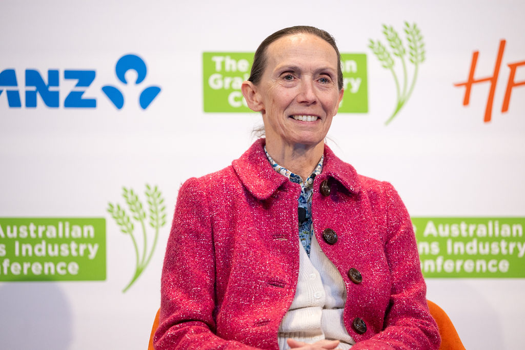 CEOs In Conversation at #AGIC2025: <a href="/hughriminton/">Hugh Riminton</a> chats with Lesley &amp; Roger Gillespie, Co-Founders of Bakers Delight. From 1 bakery in Hawthorn in 1980 to 700+ stores across four countries, they share their journey, challenges &amp; what it takes to build an enduring Aussie brand #GTA