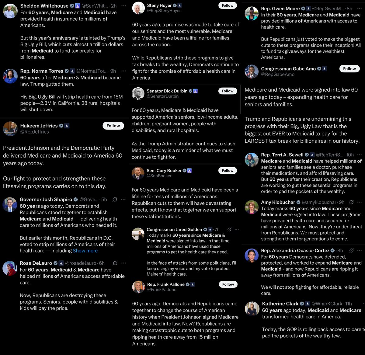 They actually do take marching orders.

Funniest post all day they dont work for the voters.

How do voters not see this shit.