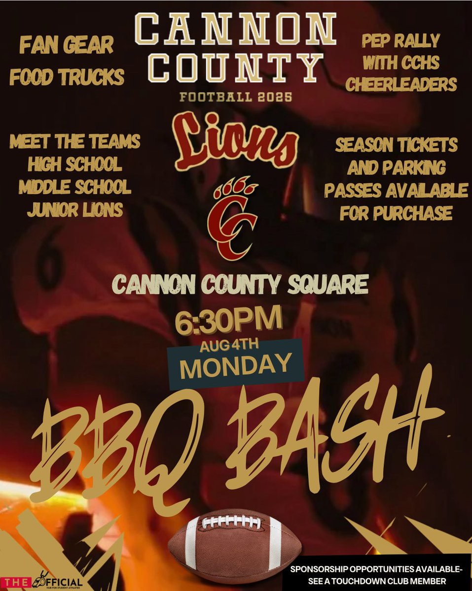 ∙𝗨𝗣𝗖𝗢𝗠𝗜𝗡𝗚 𝗘𝗩𝗘𝗡𝗧𝗦∙

𝙎𝘼𝙏𝙐𝙍𝘿𝘼𝙔, 𝘼𝙐𝙂 2𝙣𝙙
𝘔𝘌𝘋𝘐𝘈 𝘋𝘈𝘠  5-8𝘱𝘮 
𝘍𝘳𝘦𝘥 𝘚𝘤𝘩𝘸𝘢𝘳𝘵𝘻 𝘍𝘪𝘦𝘭𝘥 - 𝘊𝘊𝘏𝘚

𝙈𝙊𝙉𝘿𝘼𝙔, 𝘼𝙪𝙜 4𝙩𝙝
𝘉𝘉𝘘 𝘉𝘈𝘚𝘏 6:30𝘱𝘮
𝘊𝘢𝘯𝘯𝘰𝘯 𝘊𝘰𝘶𝘯𝘵𝘺 𝘚𝘲𝘶𝘢𝘳𝘦

ᴠɪᴇᴡ ɢʀᴀᴘʜɪᴄs ғᴏʀ ᴅᴇᴛᴀɪʟs