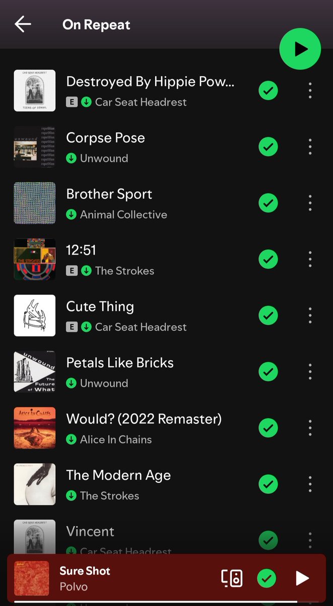 On repeat