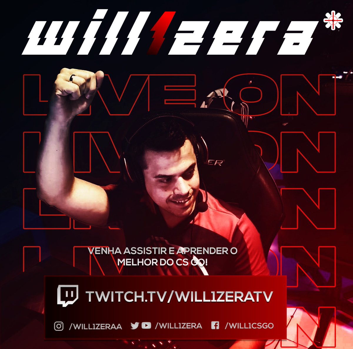 LIVE LIVE LIVE

Jogando FPL cola!!!

Twitch.tv/will1zeraTV
Twitch.tv/will1zeraTV
Twitch.tv/will1zeraTV