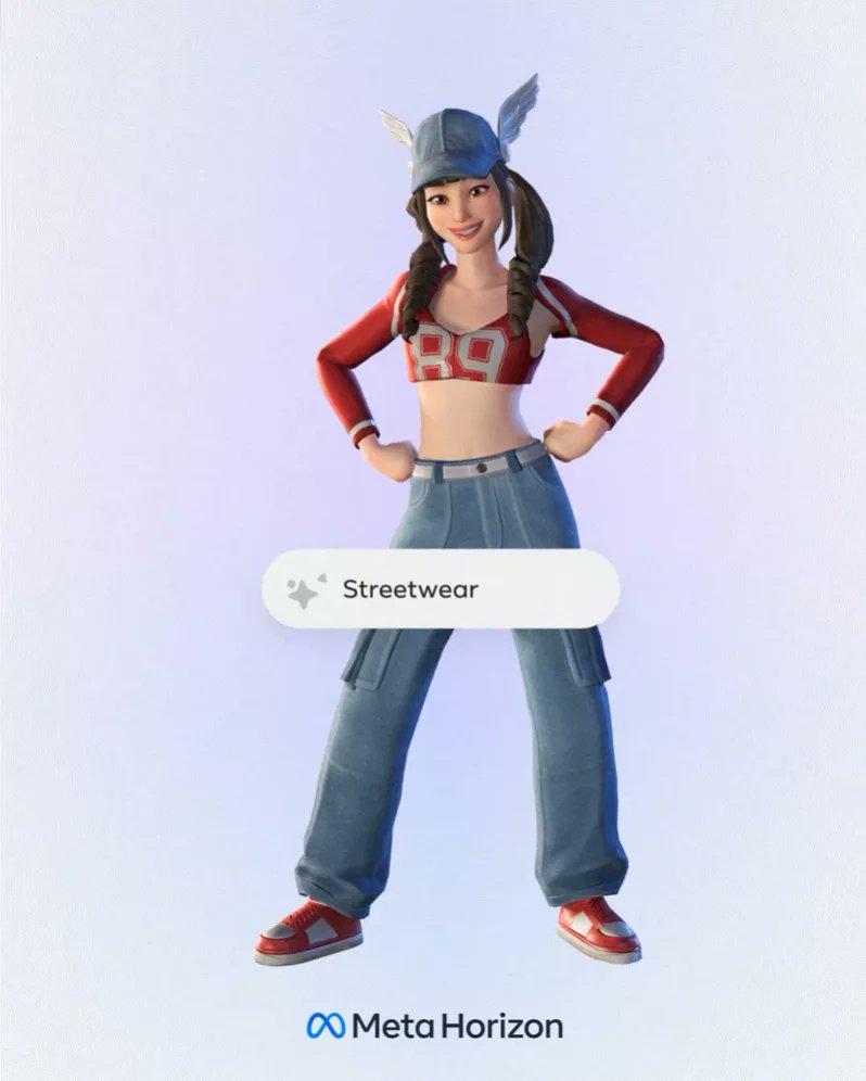 Metaのアバターのデザインが再び刷新 身体と顔のカスタマイズが大幅強化 AIによる衣装アシストも導入 - MoguLive moguravr.com/meta-avatars-c…