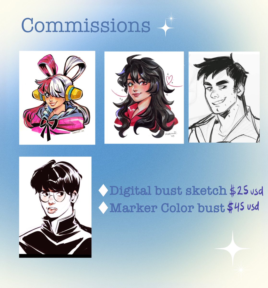 Hey! My iPad broke a few days ago and I lowered the prices of digital and traditional comms to save up to repair it asap! Please help me out by sharing and DM me if youre interested :) 🫶🏻 #commissionsopen