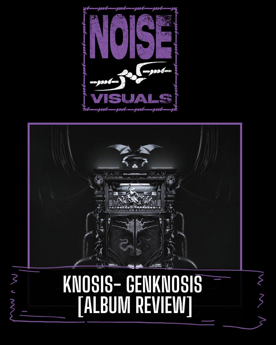 noisenvisuals's tweet image. &apos;...the final lines of it are more telling than anything else:

“Know, that you know nothing about me.”&apos;

Our writer Cerrin dove into Knosis&apos;s debut album.

🔗READ THE FULL REVIEW HERE: noisenvisuals.net/2025/07/31/kno…

#KNOSIS #GENKNOSIS #sharptonerecords