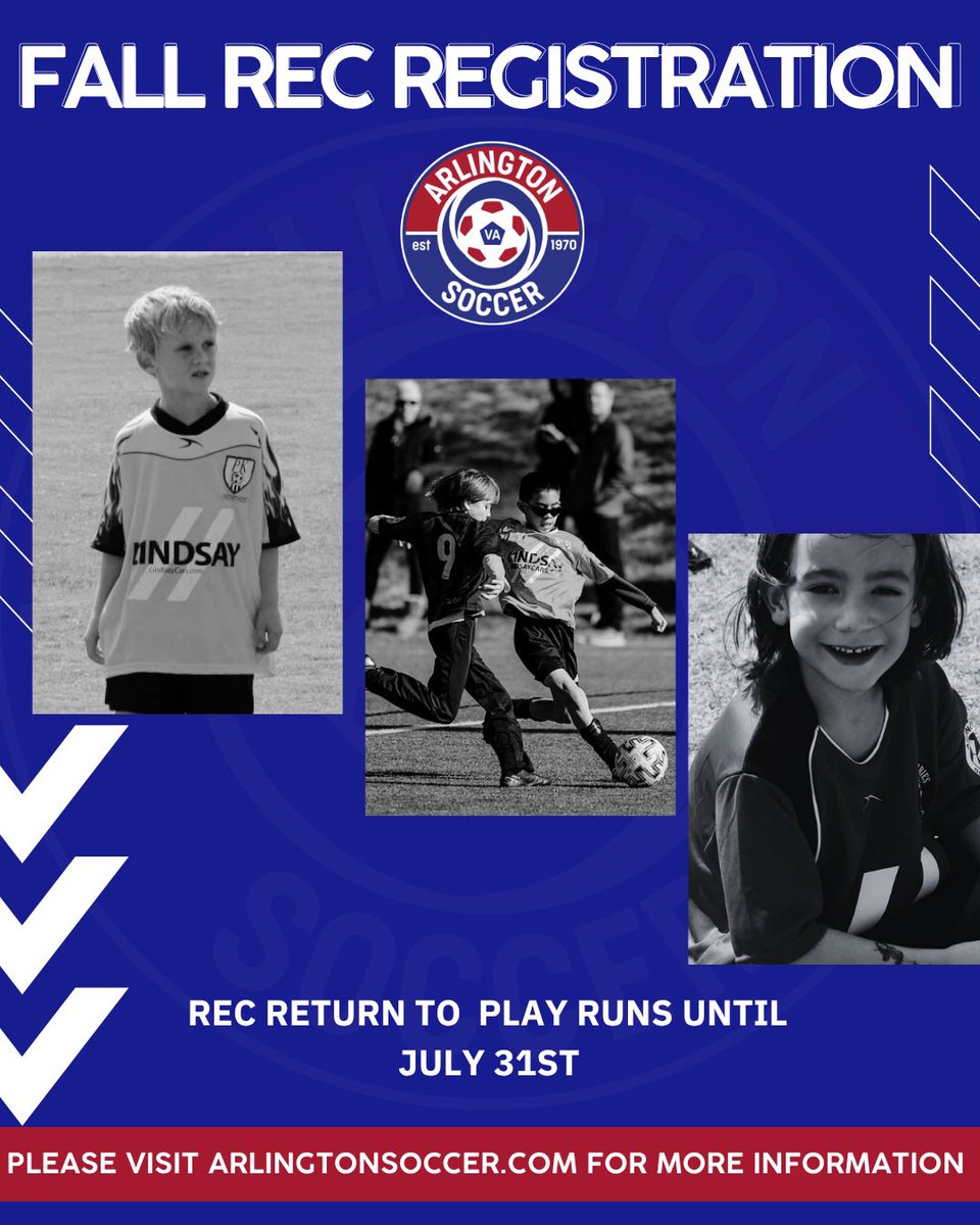 FALL REC REGISTRATION IS STILL OPEN! 

It's not too late to sign up for Rec! Return to Team is over, and we are now adding players to teams that need them, but you can still sign up for Rec HERE: tr.ee/3laJ6q7j0C

Sign up before the waitlist starts on August 1st.