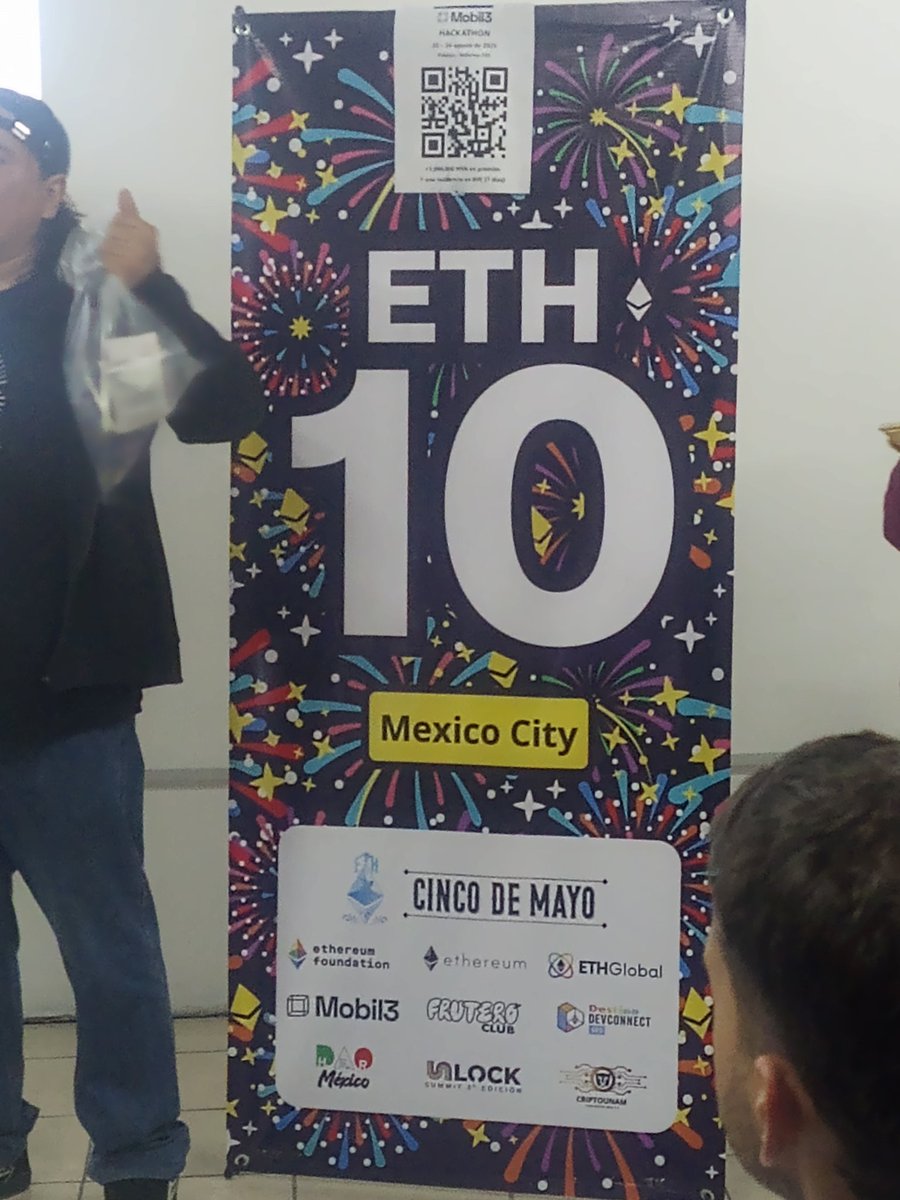 Lo mejor de todo ETH 10 años CDMX !! <a href="/ETHCincoDeMayo/">ETH Cinco De Mayo 🔜 Hackathon</a> <a href="/ETHGlobal/">ETHGlobal</a>