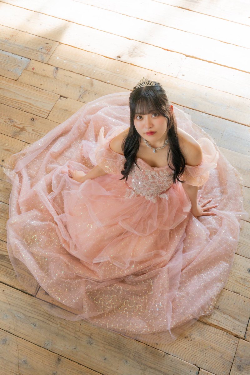 念願のピンクドレス🩷