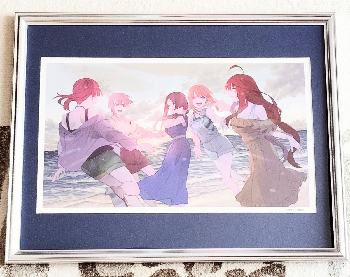 去年申し込んでいた、マガジンの全プレのメタリック複製原画がついに