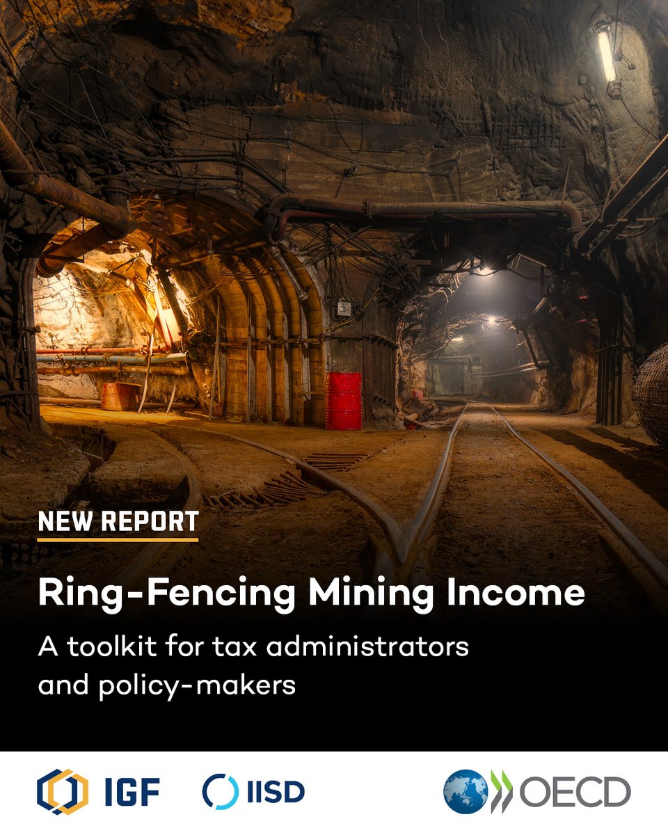 Manal Corwin (@manalcorwin) on Twitter photo I am pleased to share that as the outcome of a joint public consultation with <a href="/IGFMining/">IGF Mining</a>, we just released a toolkit for policy-makers and tax administrators on the effective design & assessment of ring-fencing rules in the mining sector.
➡️ oe.cd/68U I am pleased to share that as the outcome of a joint public consultation with <a href="/IGFMining/">IGF Mining</a>, we just released a toolkit for policy-makers and tax administrators on the effective design & assessment of ring-fencing rules in the mining sector.
➡️ oe.cd/68U
