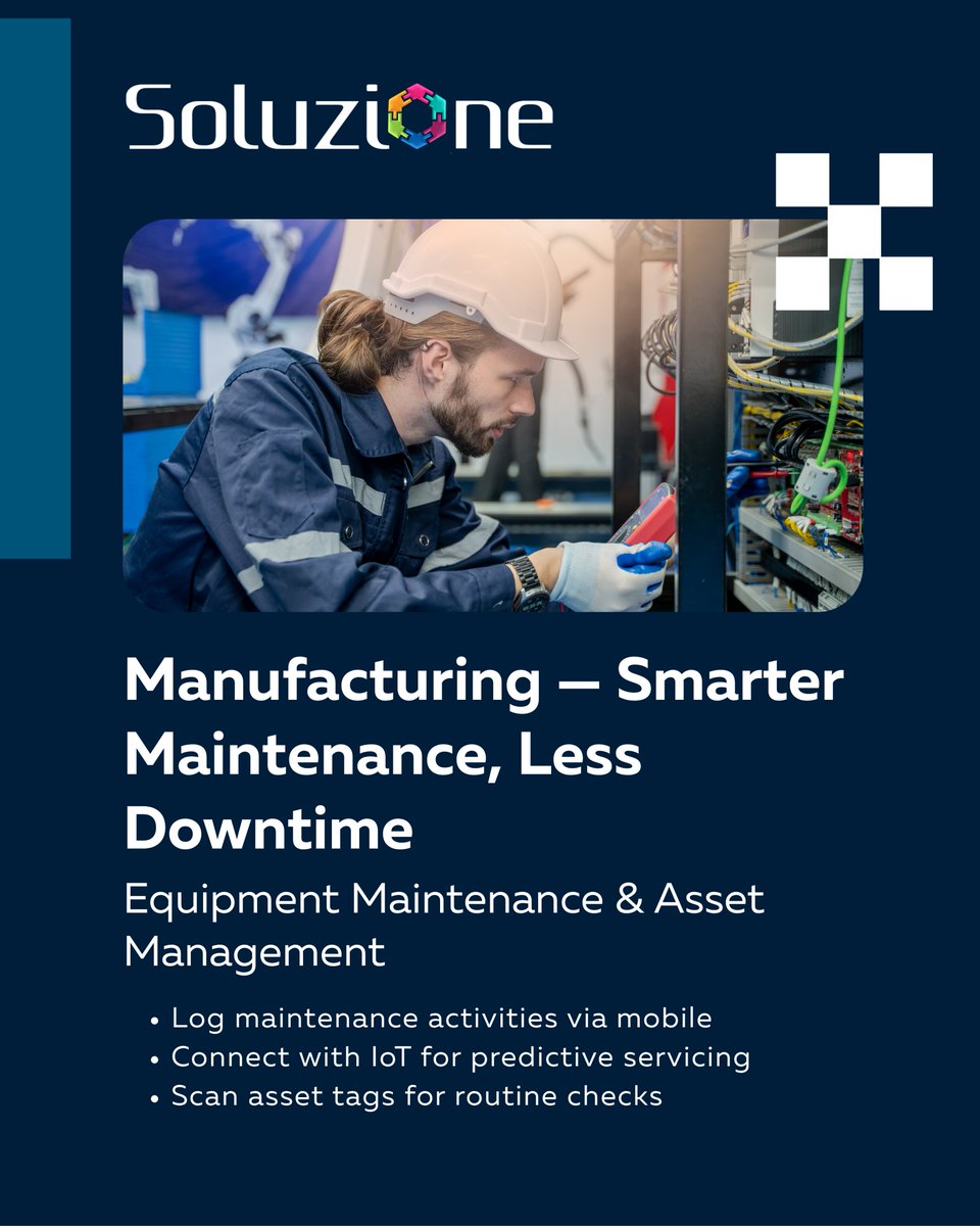 soluzioneit's tweet image. Your team deserves better than copy-pasting and chasing approvals.
✅ Build apps for smart maintenance
✅ Track patients with real-time alerts
✅ Simplify invoicing, instantly
All on one platform: #MicrosoftPowerPlatform
👉 solzit.com
#FixTheFlow #LowCodeTools