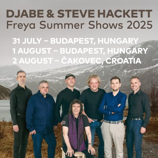 RadioHorizons's tweet photo. Steve Hackett with Djabe Freya Summer show #today #31July @ #Budapest Jazz Club #SteveHackett #Djabe @HackettOfficial @DjabeJazzWorld - ALL DETAILS HERE: https://t.co/57fwR1j7ae https://t.co/XH8yVtKQvC