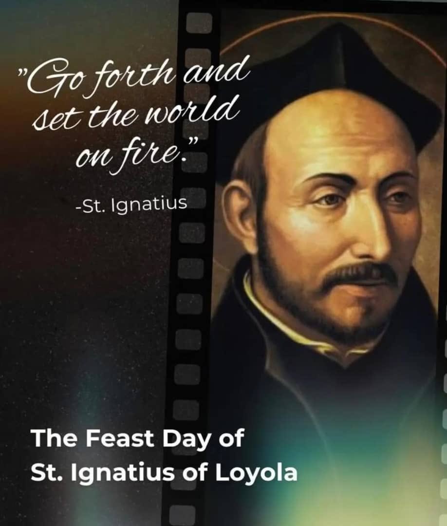 To all my Jesuit friends, Happy Feast Day.