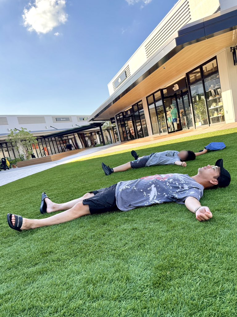 弟と黄昏てきた👬☀️
#三井アウトレットパーク木更津