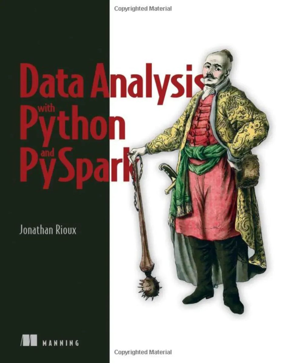 gp_pulipaka's tweet image. Data Analysis with #Python and #PySpark. #BigData #Analytics #DataScience #IoT #IIoT #PyTorch #Python #RStats #TensorFlow #Java #JavaScript #ReactJS #GoLang #CloudComputing #Serverless #DataScientist #Linux #Books #Programming #Coding #100DaysofCode
geni.us/PythonPySpark