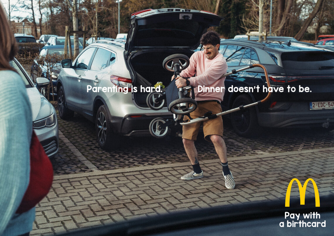 McDonald's — Parenting is hard. Dinner doesn’t have to be By TBWABelgium - theinspiration.com/2025/07/mcdona…